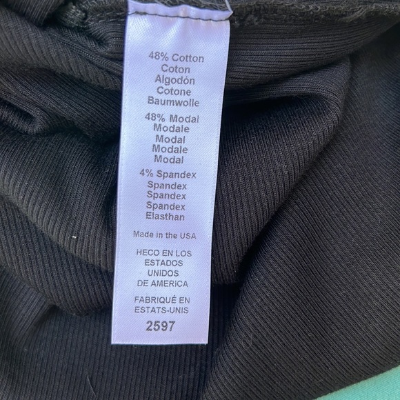 Michael Stars Wren Ruched Side Racer Back Ribbed MIDI Dress Size M NWOT - Picture 10 of 15